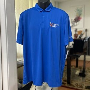 NWT Men’s Size Large Nike X Prudential Overall Supply Golf Polo Shirt In Blue